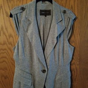 BCBG Maxazria size L 1 button vest